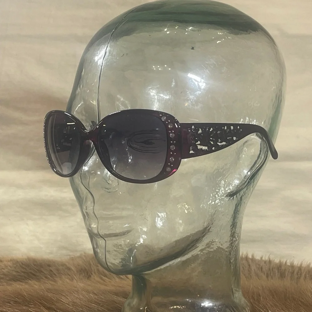 Purple Women's Sunglasses - Picture 3 of 3